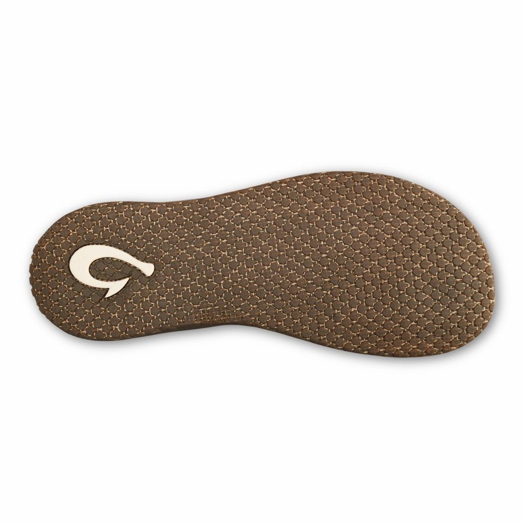 Olukai Women's Paniolo Flip Flop - Bronze / Dark Java US870-139